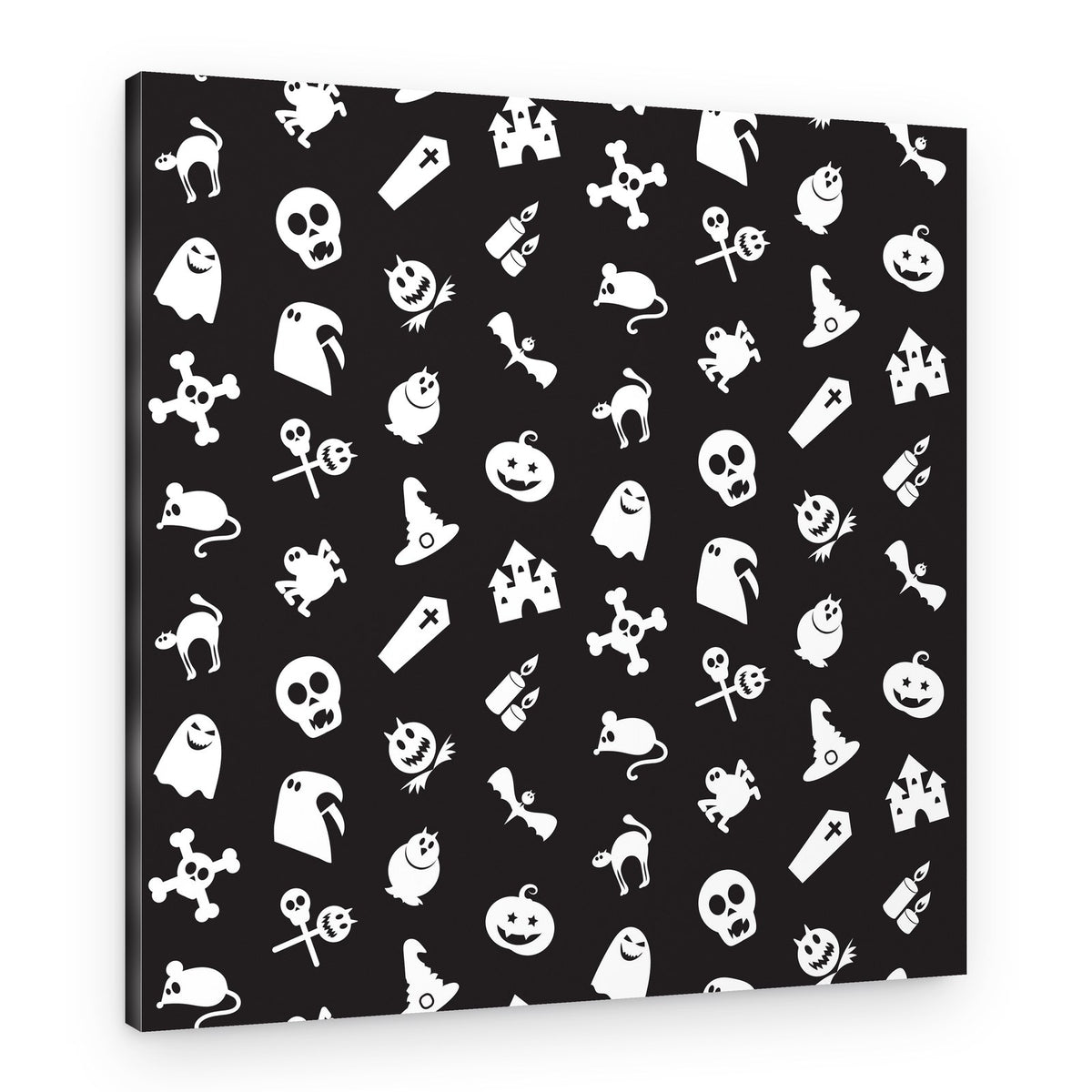 Spooky Halloween Pattern – Canvas Print