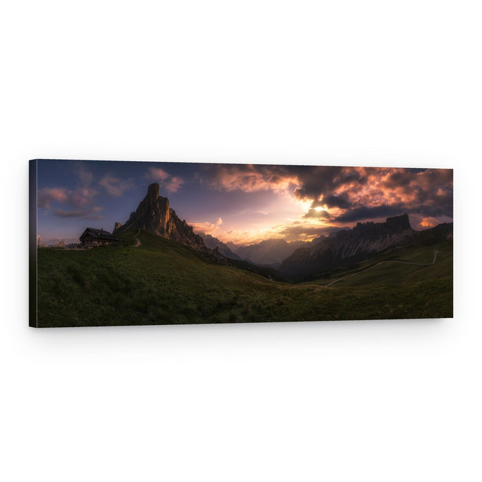 Dramatic Mountain Twilight – Canvas Print