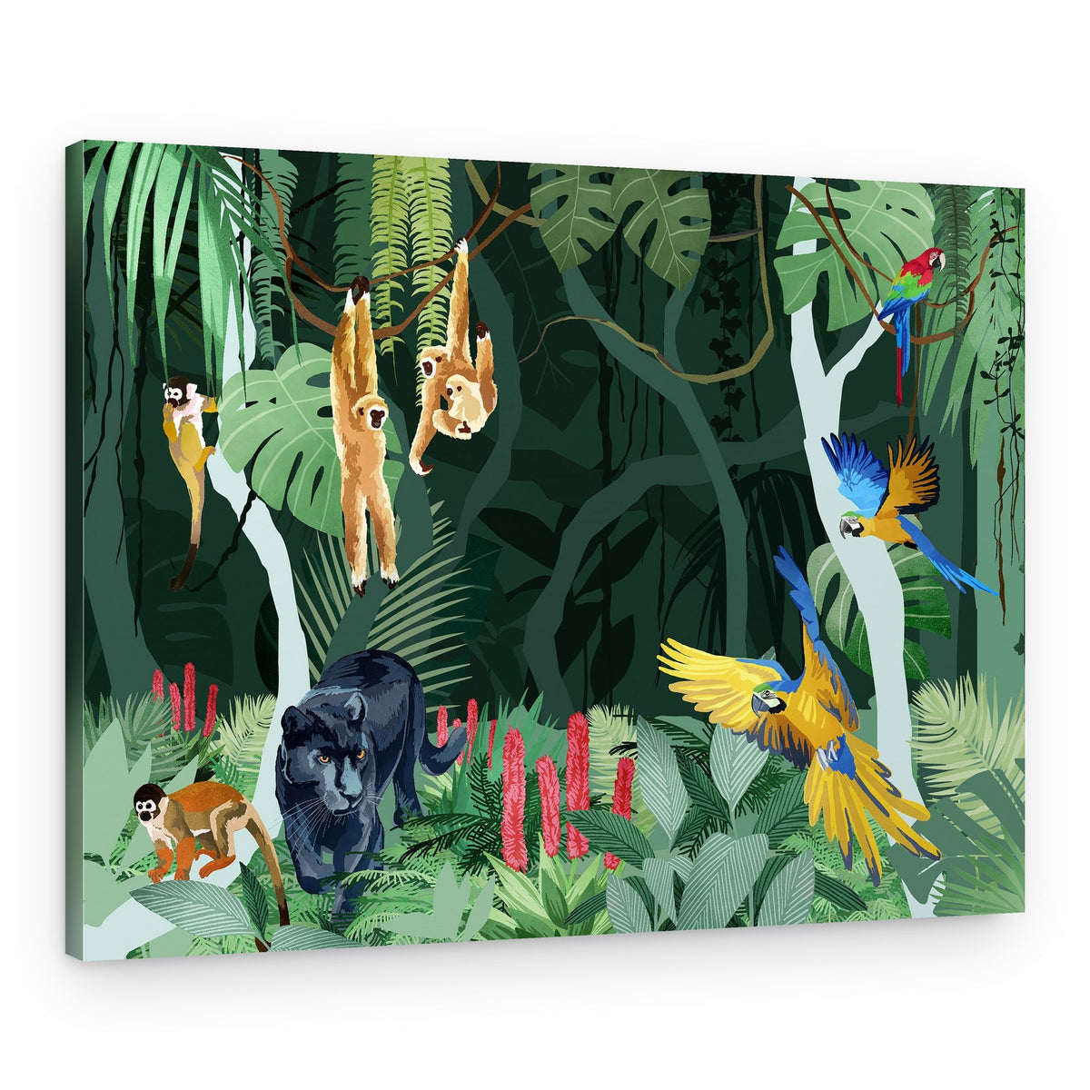 Jungle Party – Canvas Print