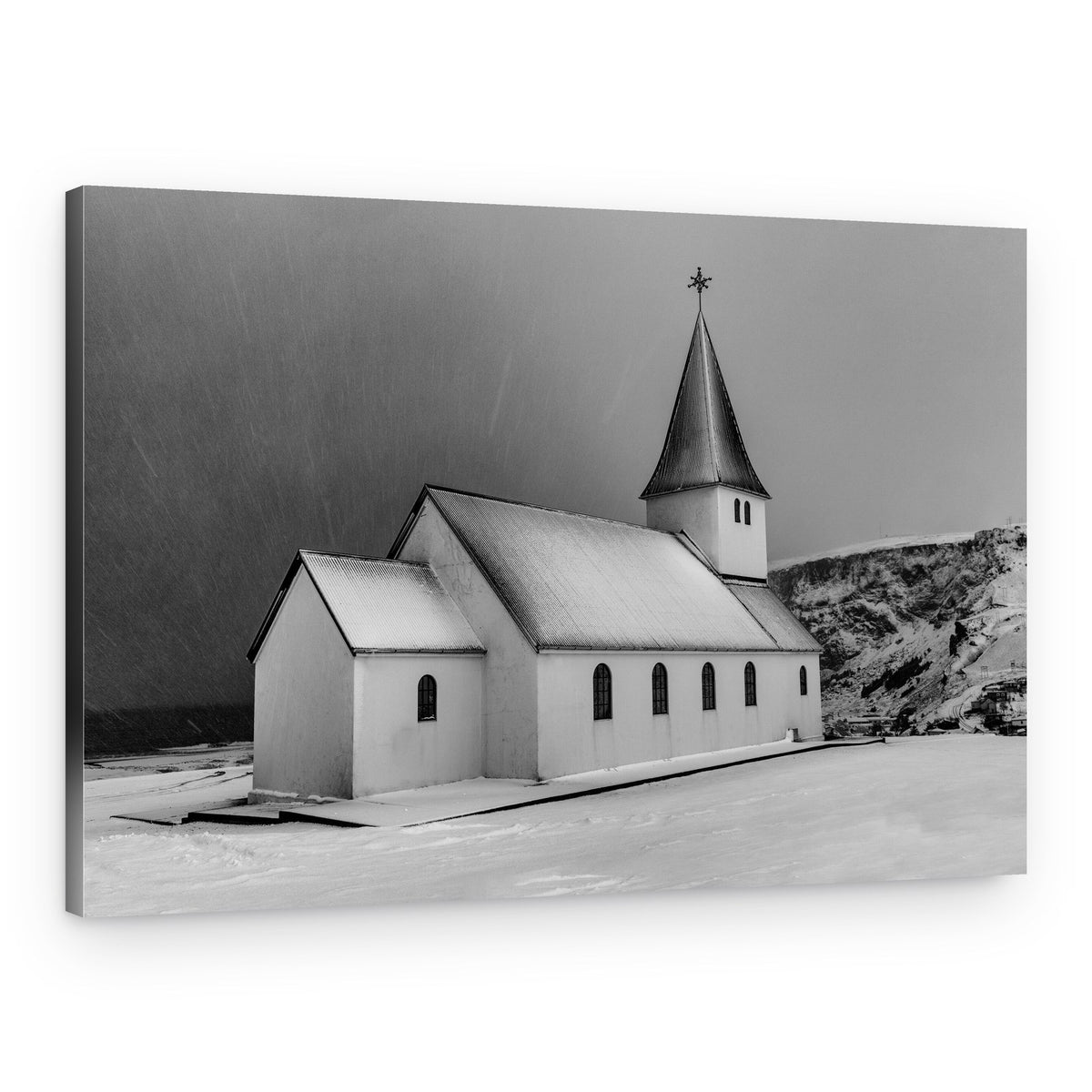 Tempête glacée – Canvas Print
