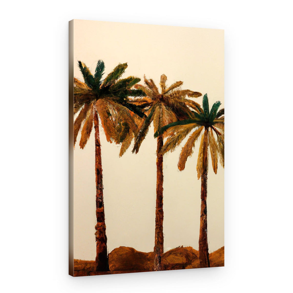 Warm Desert Palms – Canvas Print