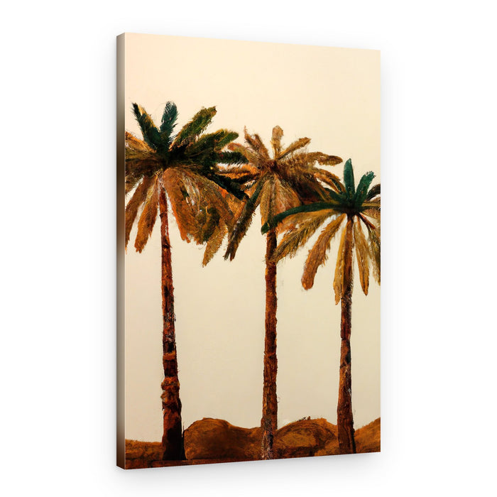 Warm Desert Palms – Canvas Print