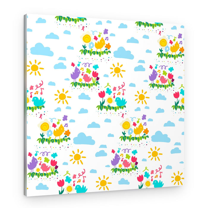Singing Spring Birds – Canvas Print