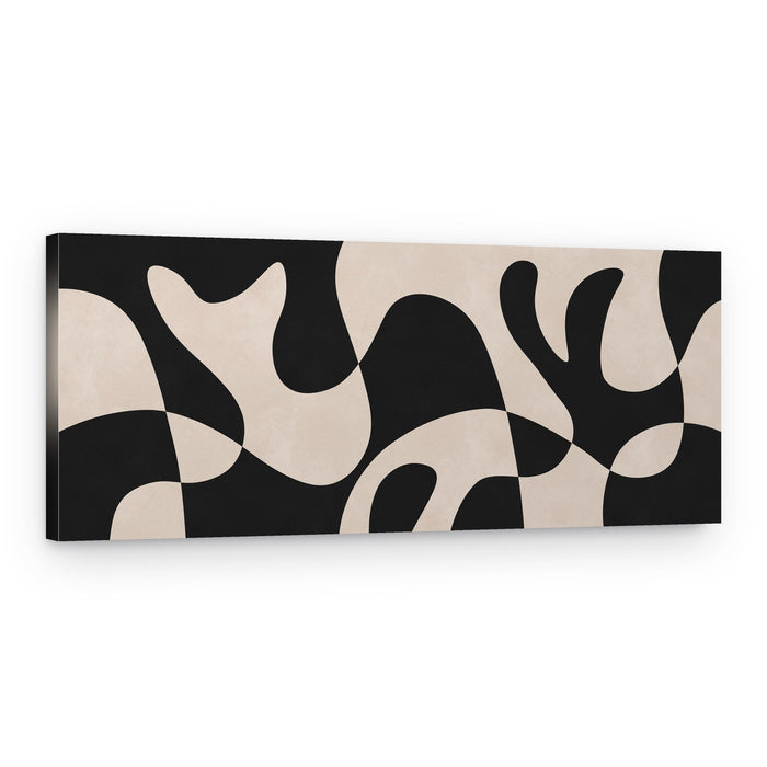 Neutral Organic Flow – Canvas Print