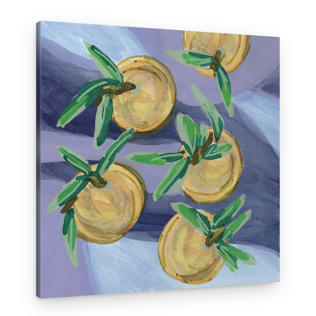 Clementines Pastel Yellow – Canvas Print