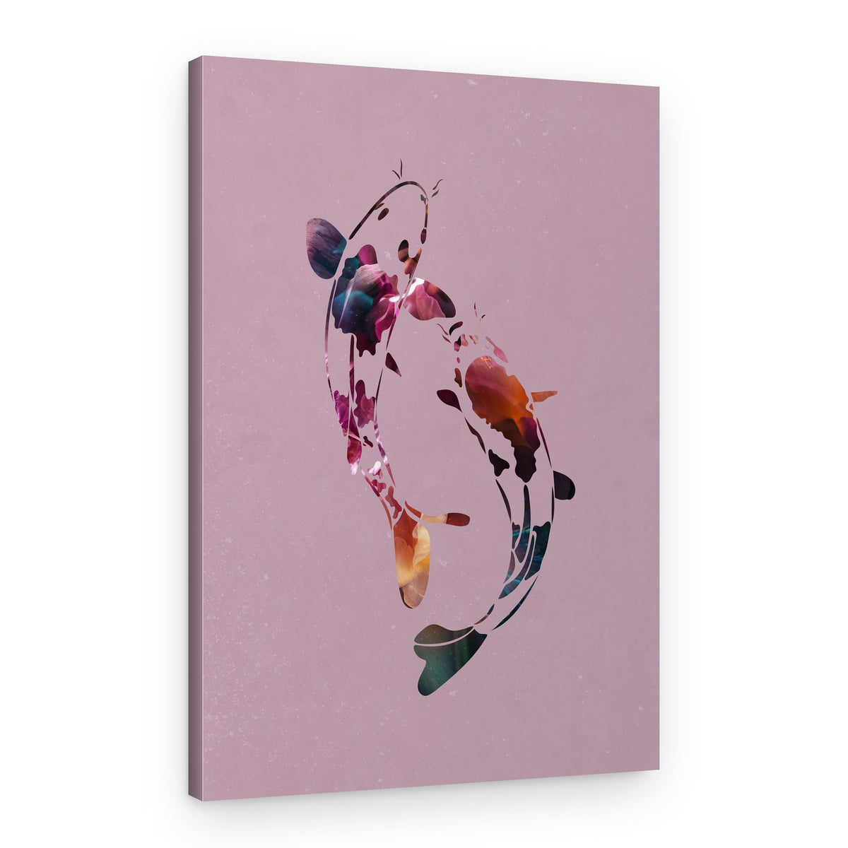 Elegant Koi Dance – Canvas Print