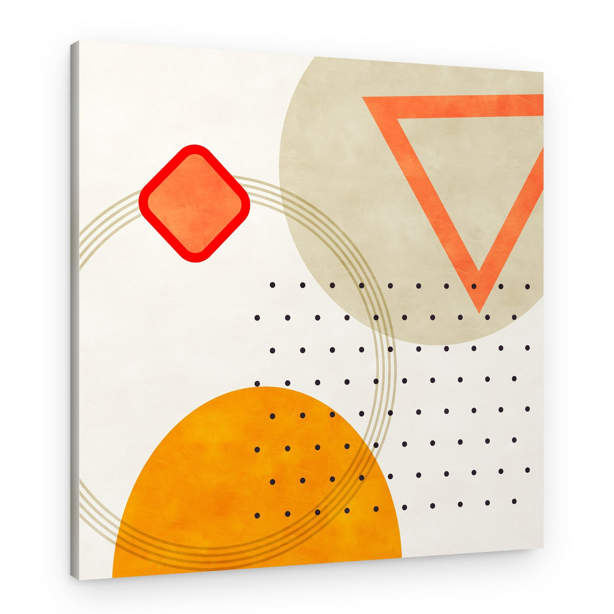 Mid Bauhaus Geometry 3 – Canvas Print