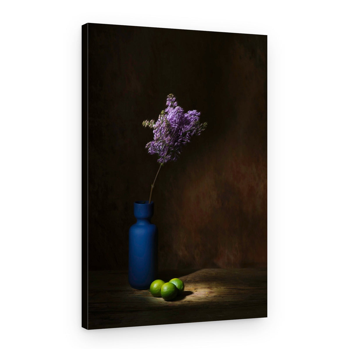 Moody Lilac Limes – Canvas Print