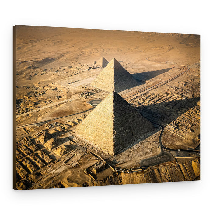 Ancient Giza Pyramids – Canvas Print