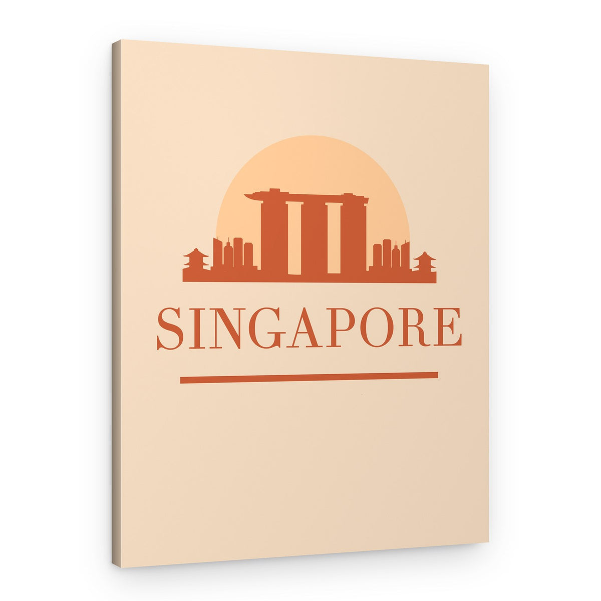 Singapore City Skyline – Canvas Print