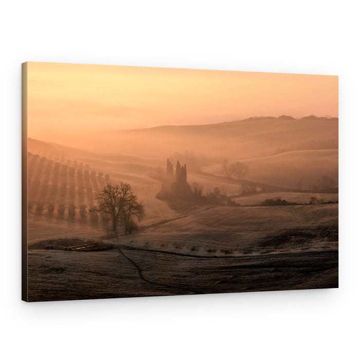 Misty Tuscan Morning – Canvas Print