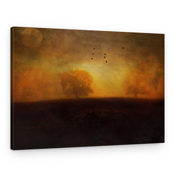 Dreamy Moonlit Flight – Canvas Print
