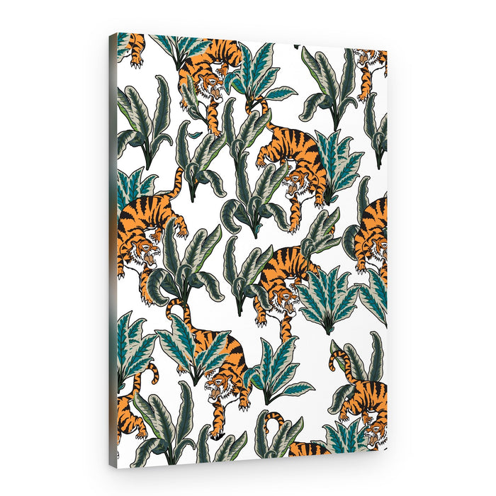 Wild Jungle Tigers – Canvas Print