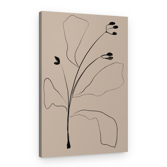 Simply Line Plant – Canvas Print