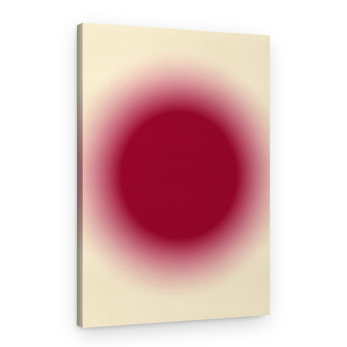 Soft Red Glow – Canvas Print