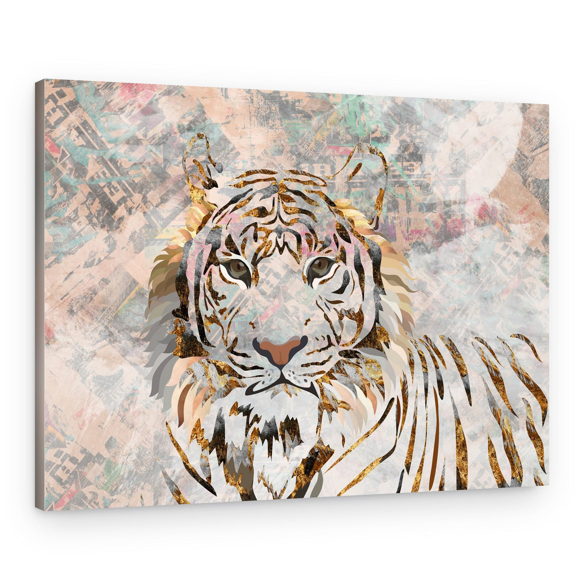 Regal Golden Tiger – Canvas Print