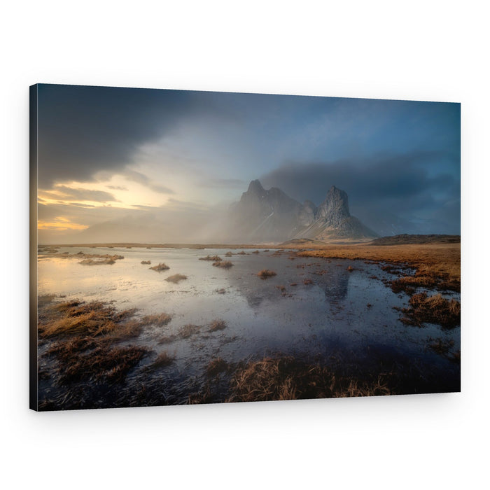 Misty Mountain Reflections – Canvas Print