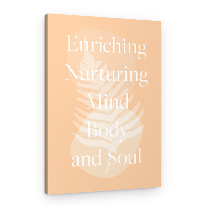 Calm Mind Body Soul – Canvas Print