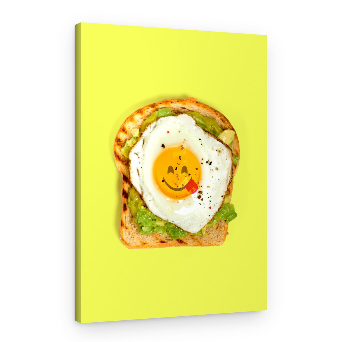 Happy Avocado Toast – Canvas Print