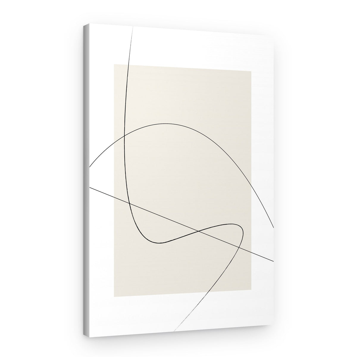 Abstract Flowing Lines – Canvas Print