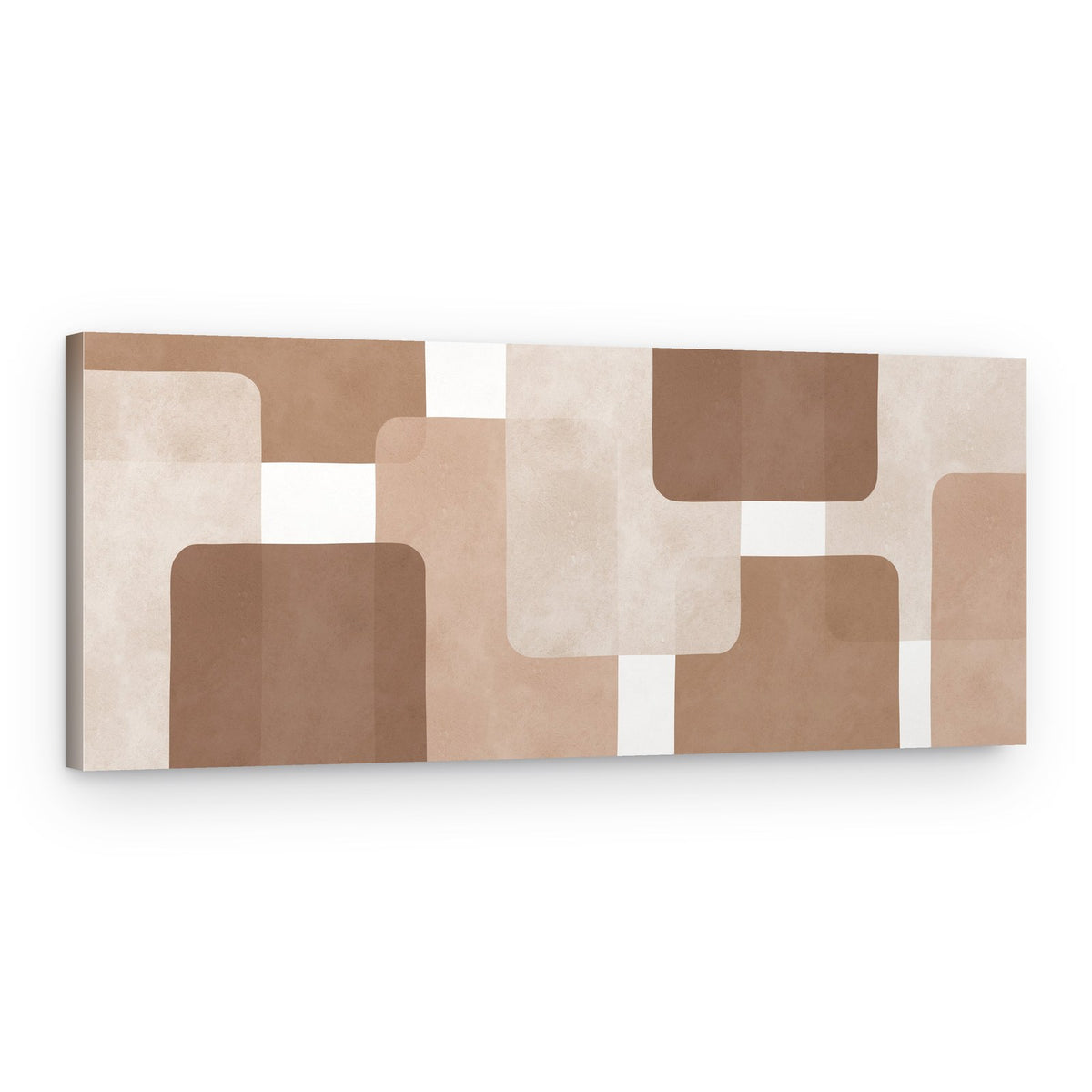 Earthy Geometric Shapes – Canvas Print