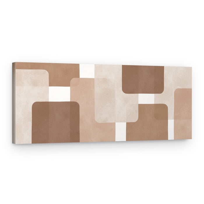 Earthy Geometric Shapes – Canvas Print