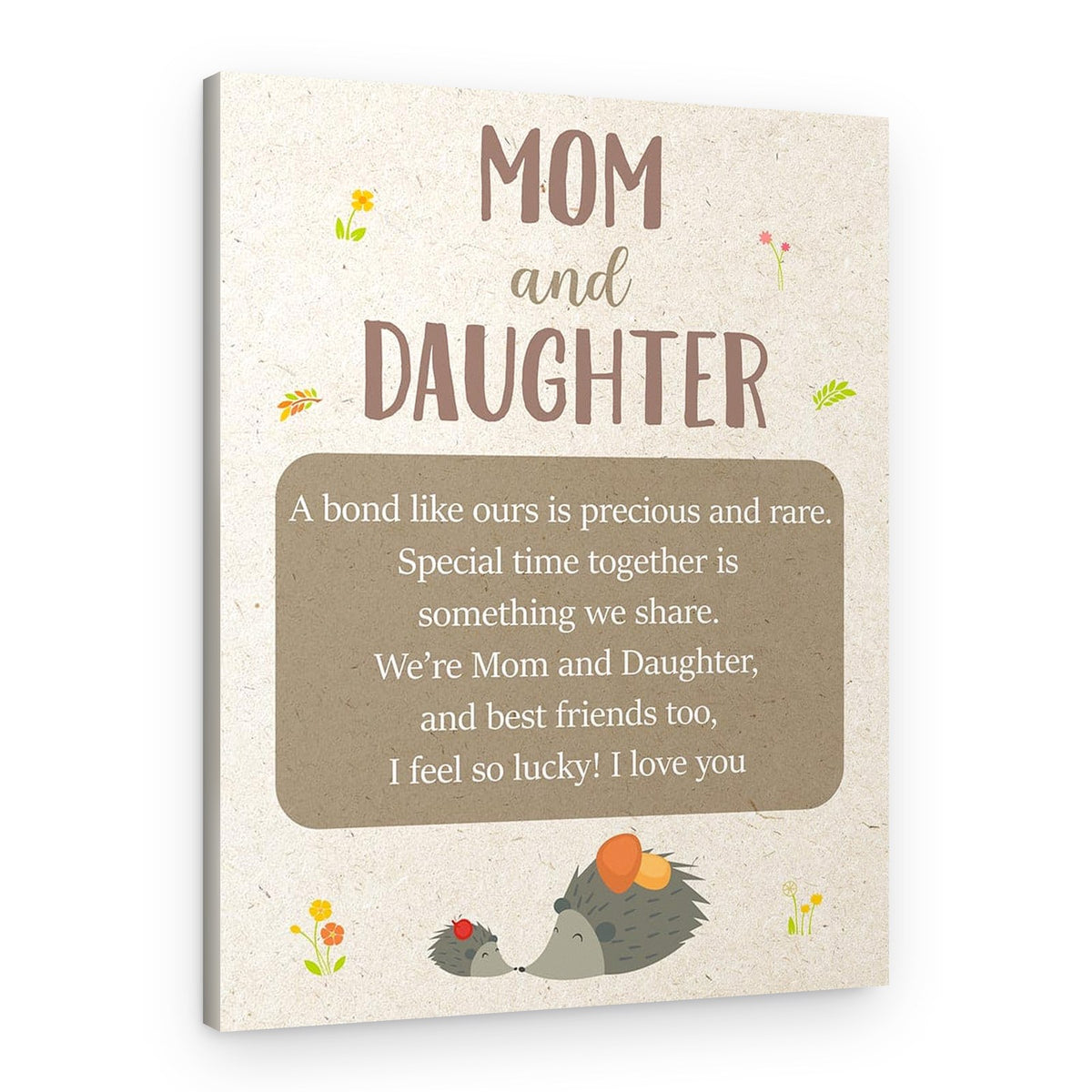 Mom and Daughter Canvas Print – Canvas Print