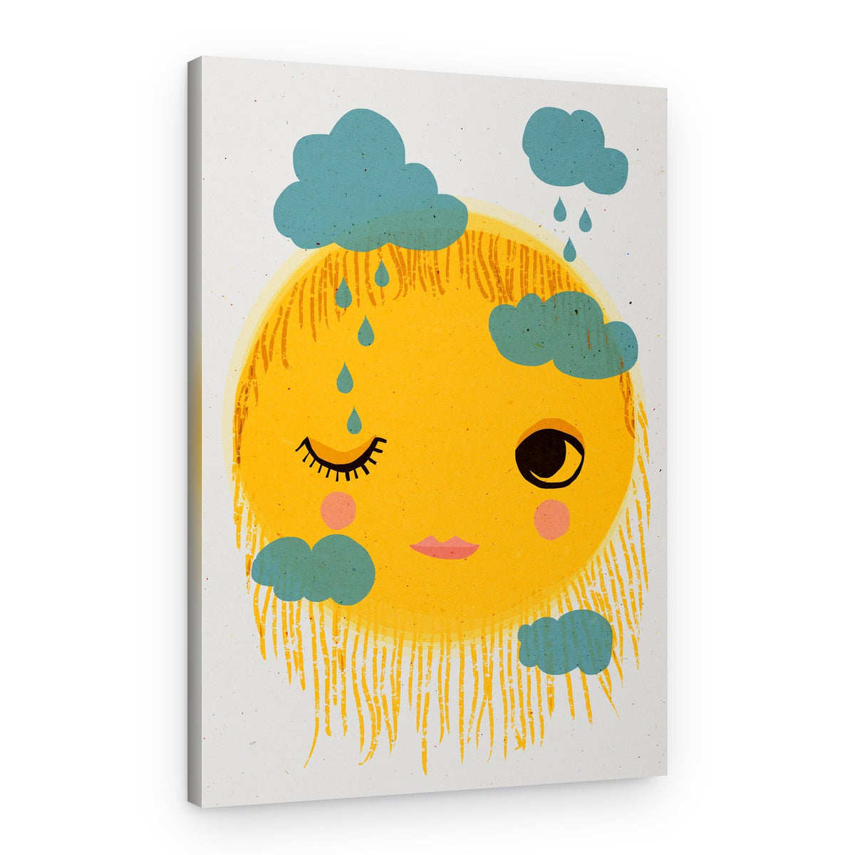 Sun's Mixed Emotions – Canvas Print