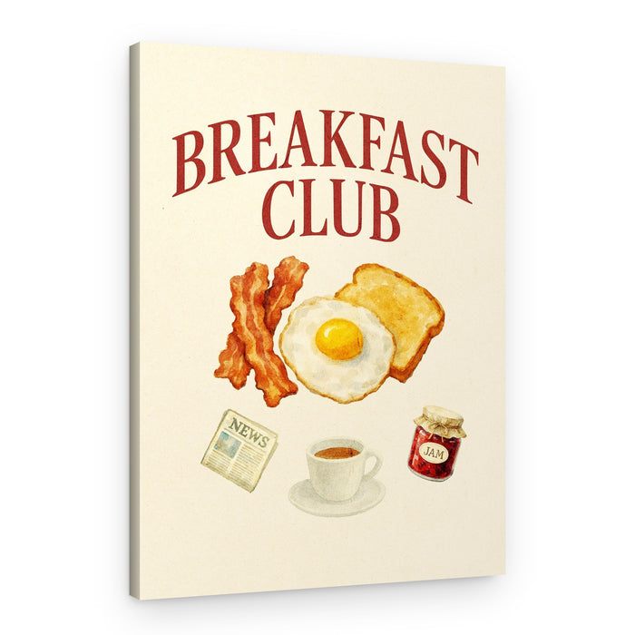 Classic Breakfast Club – Canvas Print