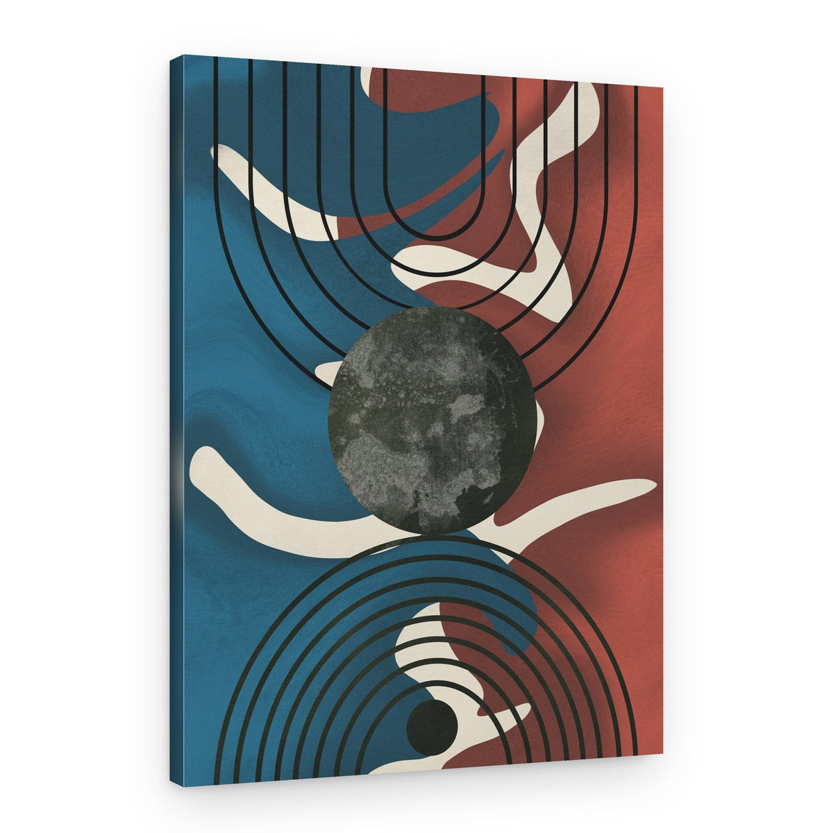 Modern Cosmic Balance – Canvas Print