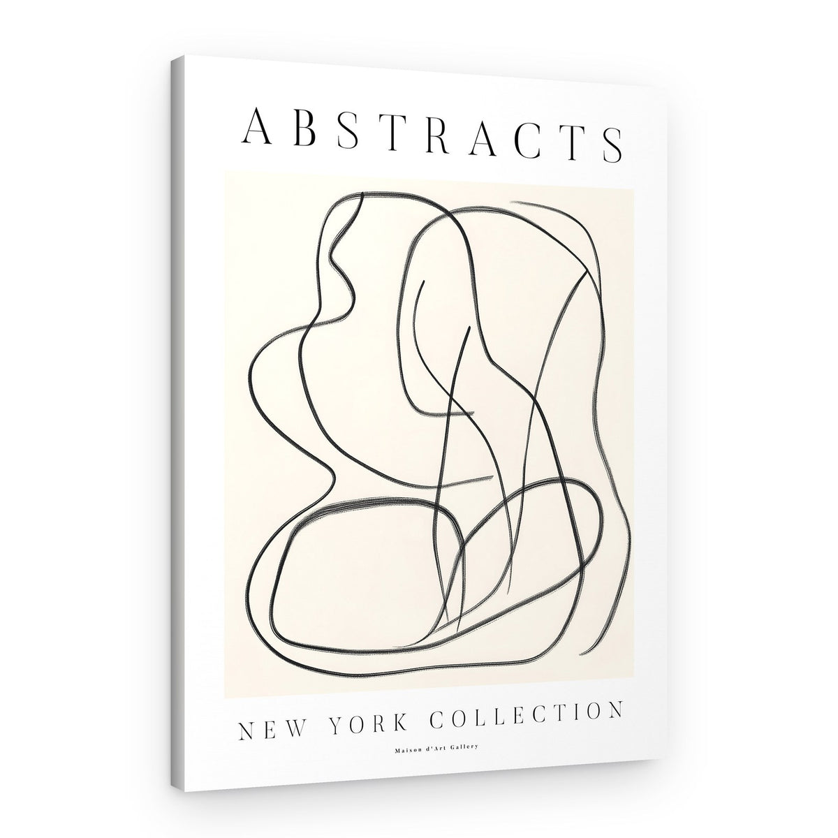 Graceful Abstract Forms – Canvas Print