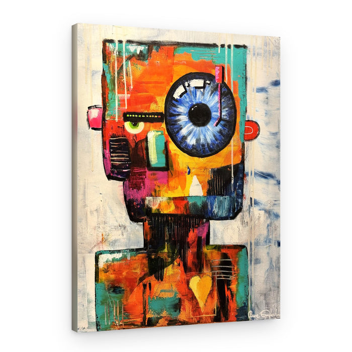 Colorful Abstract Robot – Canvas Print