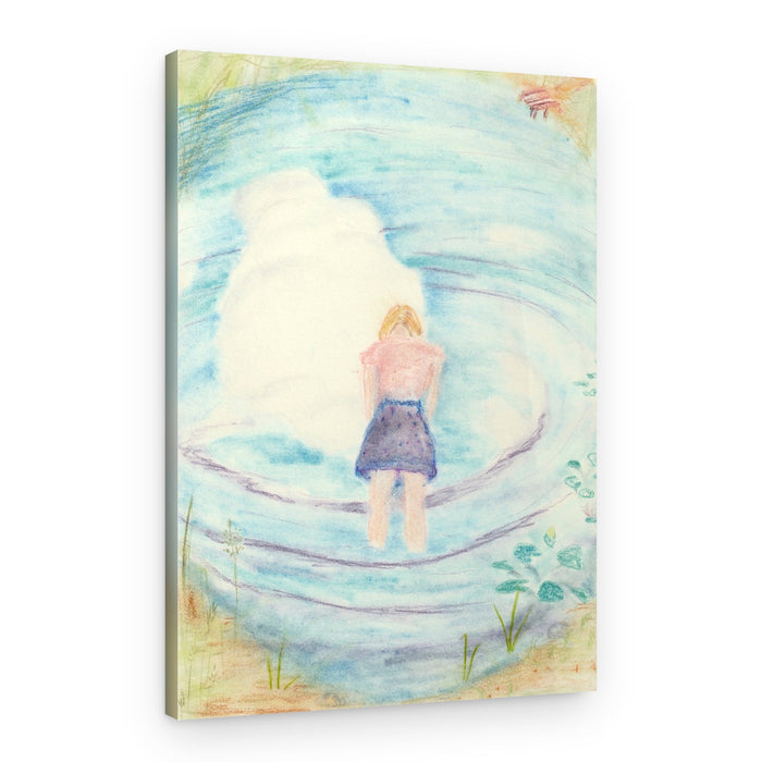Floating Cloud Reflection – Canvas Print