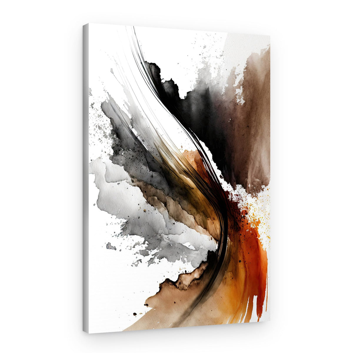 Dynamic Ink Flow – Canvas Print