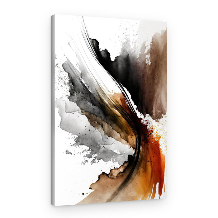 Dynamic Ink Flow – Canvas Print