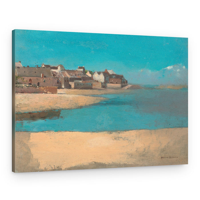 Village By the Sea In Brittany – Canvas Print