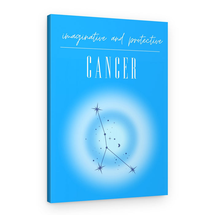 Imaginative Cancer Zodiac – Canvas Print