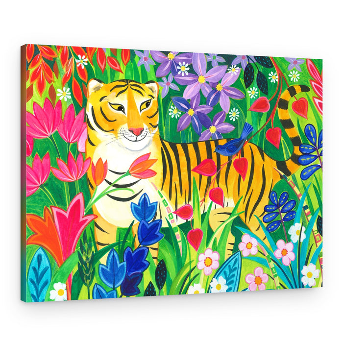 Tropical Animals Tiger – Canvas Print