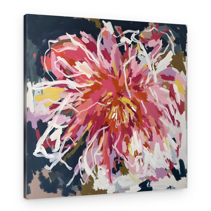 Vibrant Abstract Bloom – Canvas Print