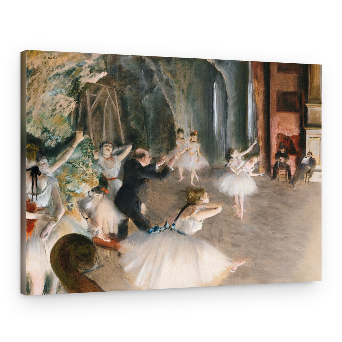 The Rehearsal Onstage – Canvas Print