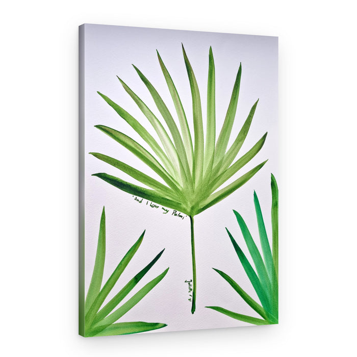 Tropical Palm Leaf – Canvas Print