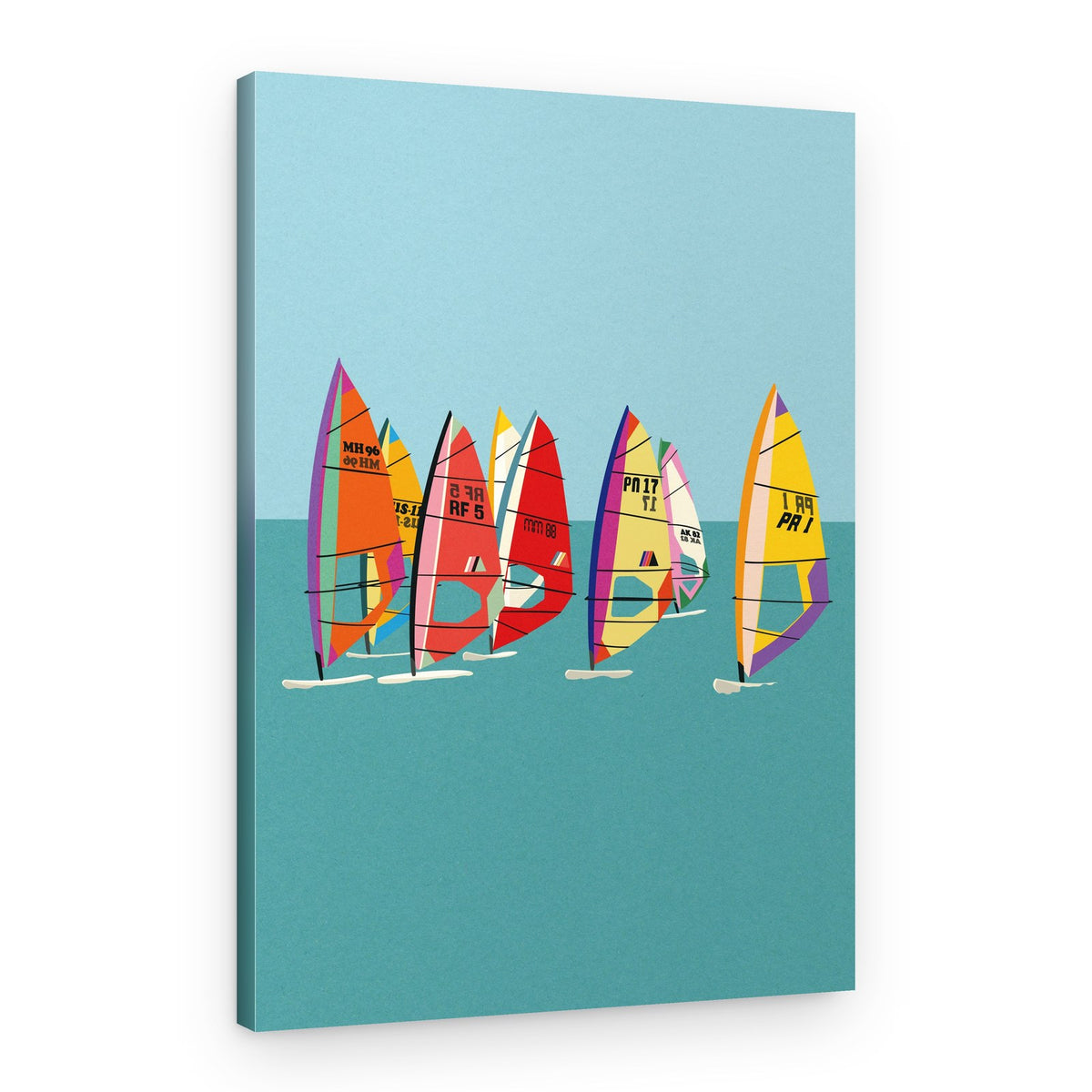 Baltic Sea Windsurfing – Canvas Print