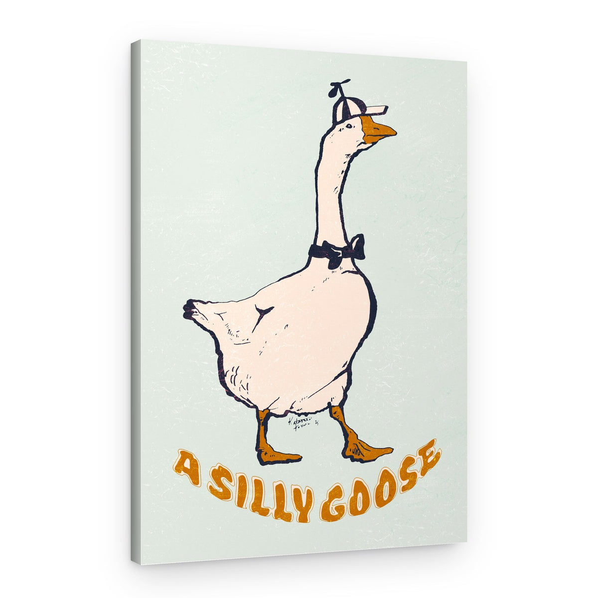 A Silly Goose – Canvas Print