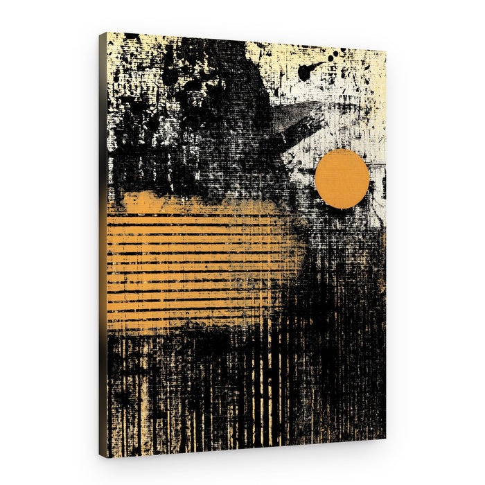 Abstract Orange Circle – Canvas Print