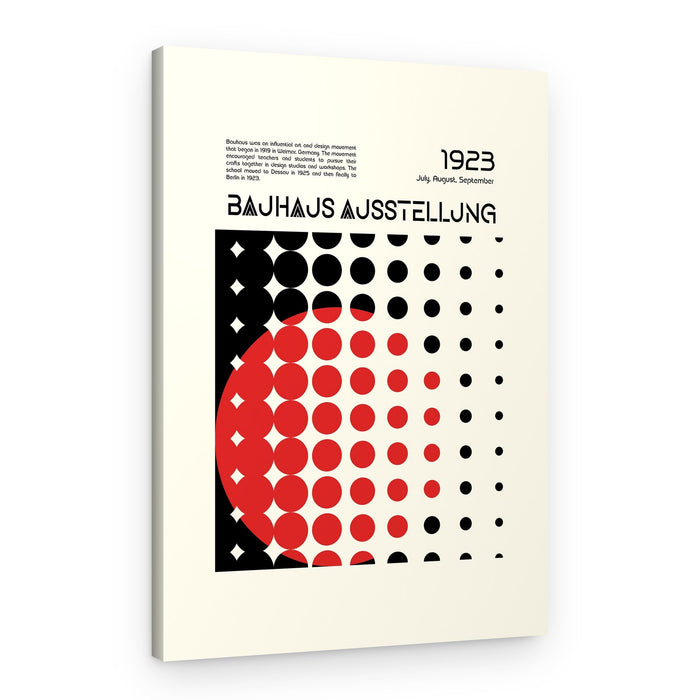 Bauhaus Red Dot Design – Canvas Print