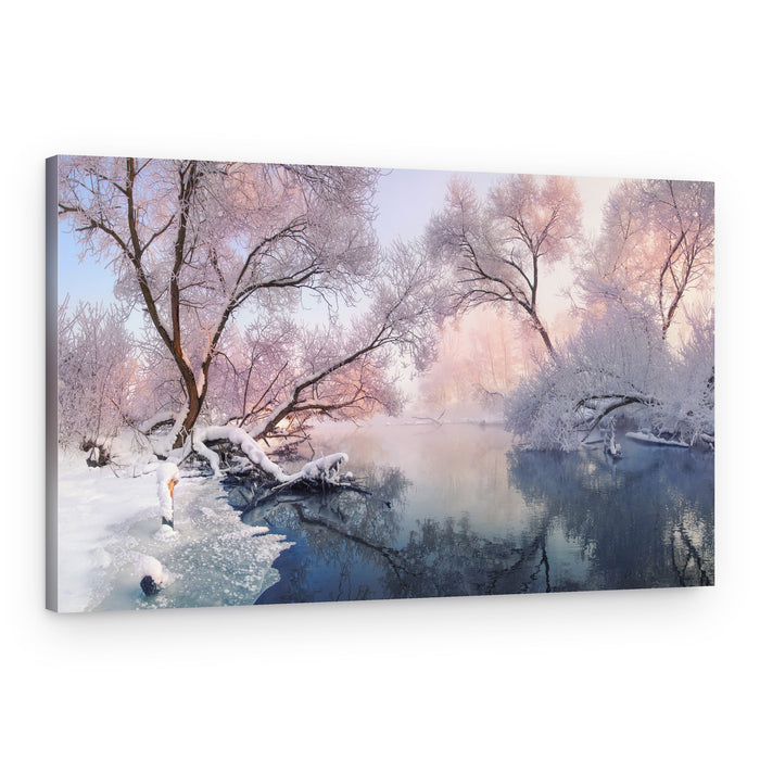 Serene Frosty Morning – Canvas Print