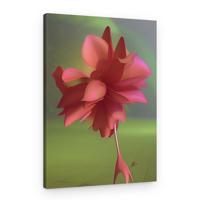Elegant Pink Bloom – Canvas Print