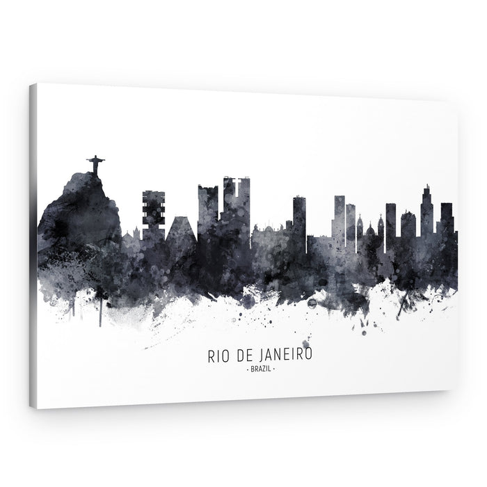 Rio De Janeiro Silhouette – Canvas Print