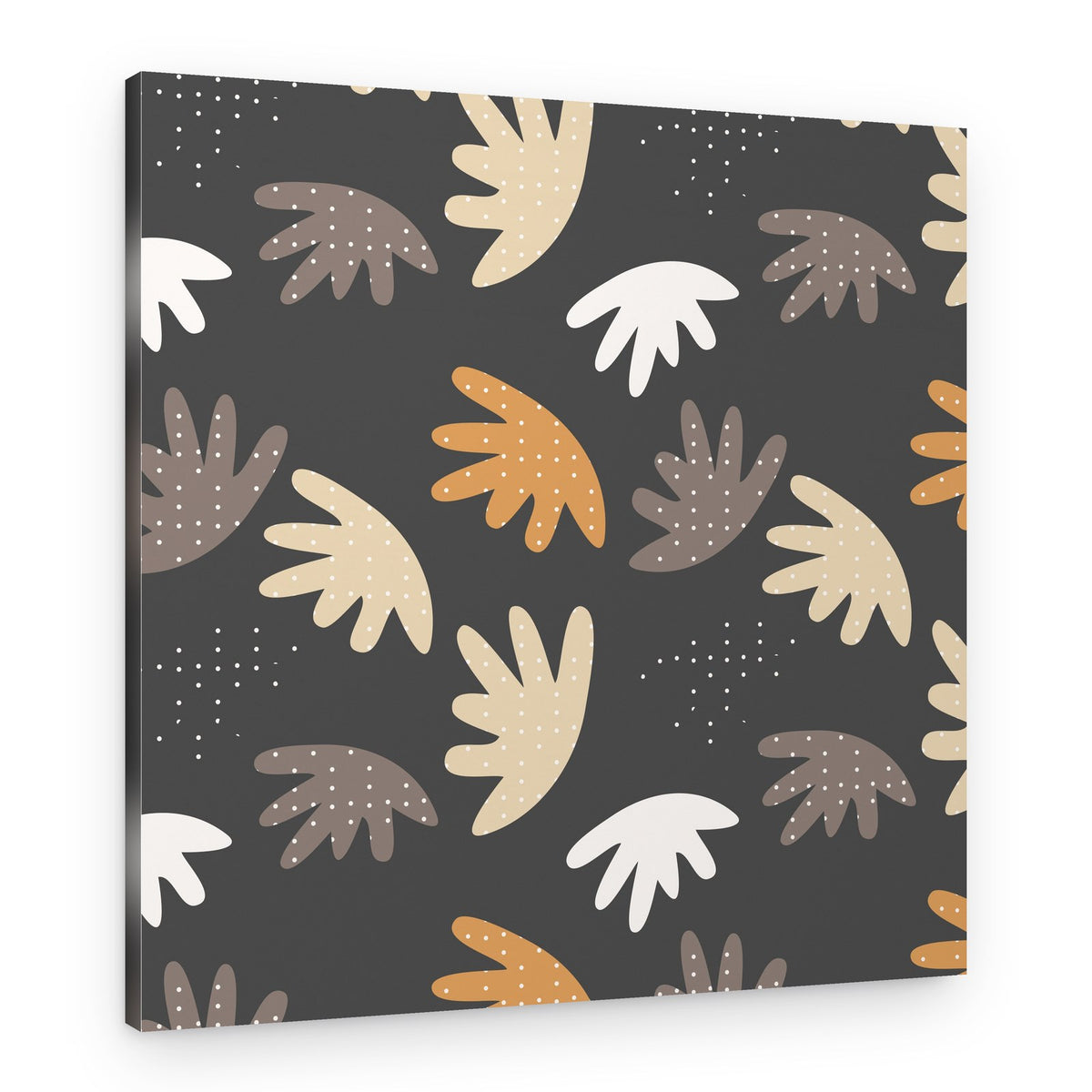 Earthy Organic Pattern – Canvas Print
