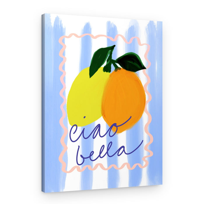 Lemon Orange Ciao Bella – Canvas Print